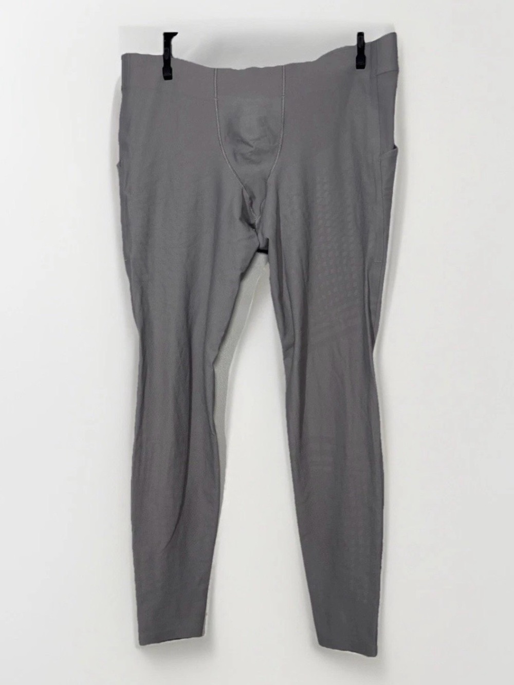 Lululemon Mens XL 
Senseknit Running Compression Tights 
Grey Athletic 28 in